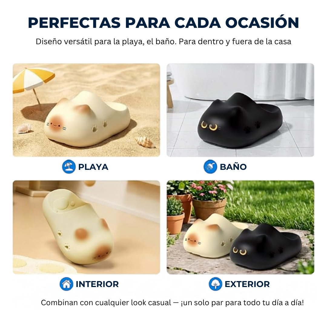 Pawsy - Pantuflas de Gato Kawaii